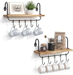 Comparativa de los mejores estantes flotantes para tu rincón de café