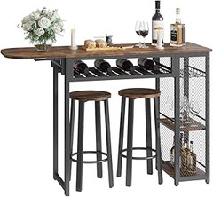 Los mejores muebles bar de estilo industrial para espacios pequeños