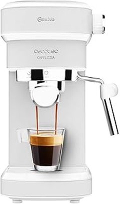 cafeteras espresso manuales con vaporizador para leche