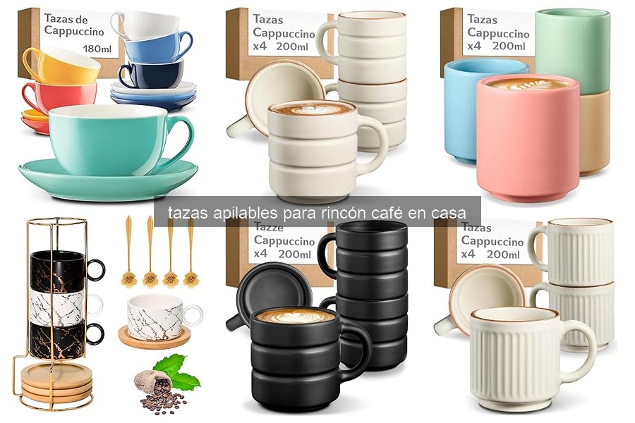 Beneficios de las tazas apilables en tu rincón del café