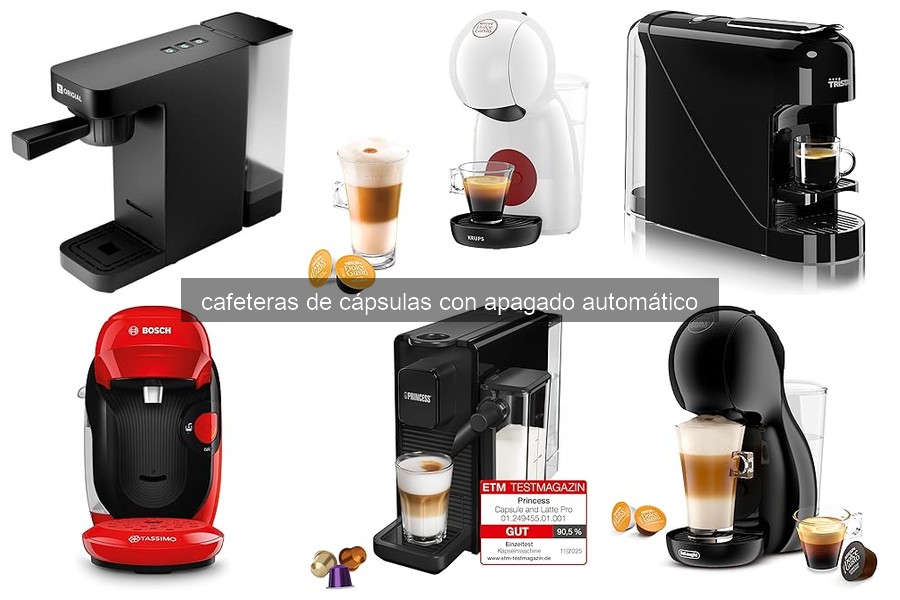 Cafeteras de cápsulas con apagado automático: beneficios y características