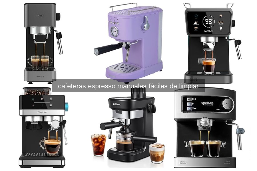 Cafeteras espresso manuales fáciles de limpiar: beneficios y características