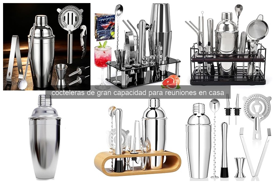 Características clave de cocteleras de gran capacidad