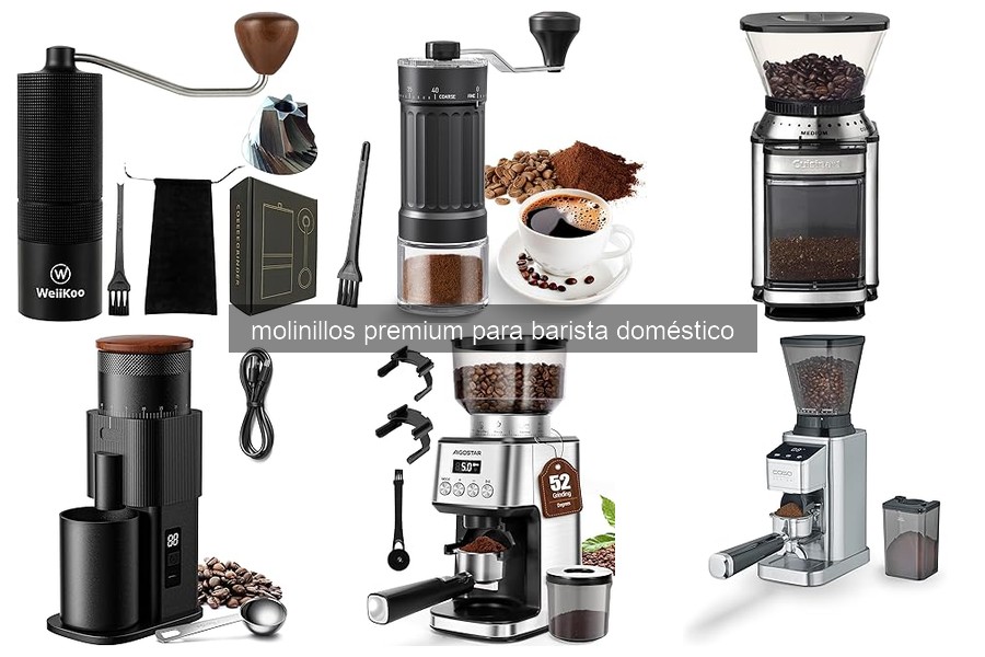 Características de un molinillo premium para barista en casa