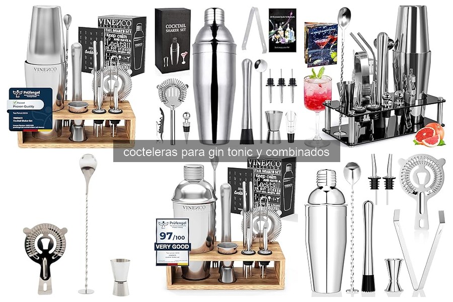 Cocteleras ideales para preparar gin tonics en casa