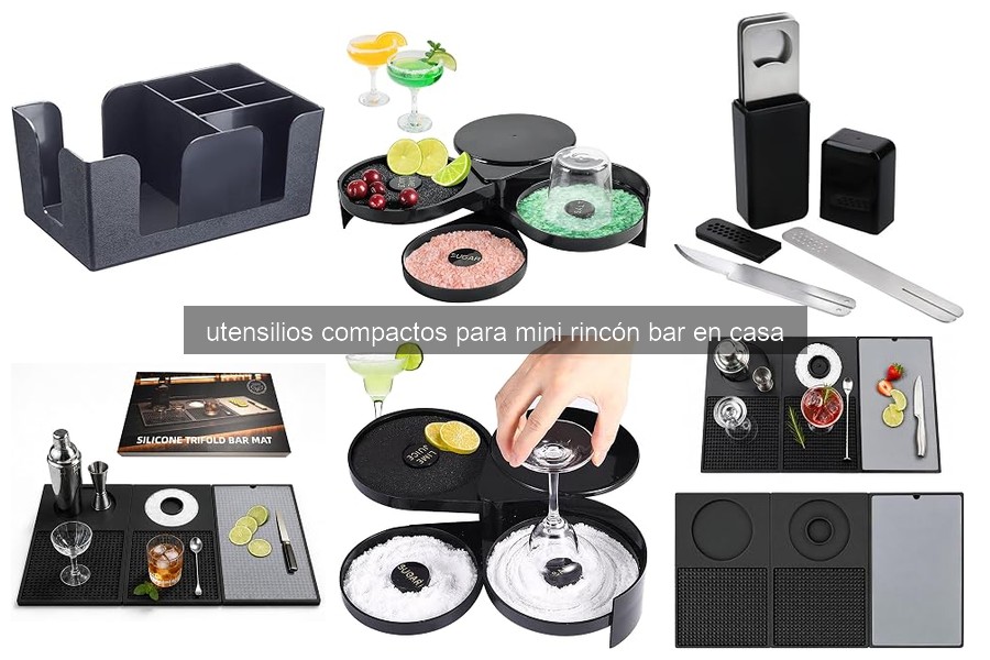 Cómo cuidar utensilios de bar compactos para tu casa