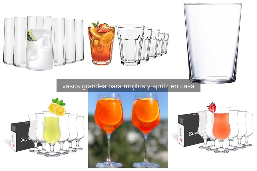 Cómo elegir el vaso perfecto para mojitos y spritz en casa