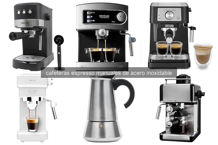 Cómo elegir la mejor cafetera espresso manual de acero inoxidable
