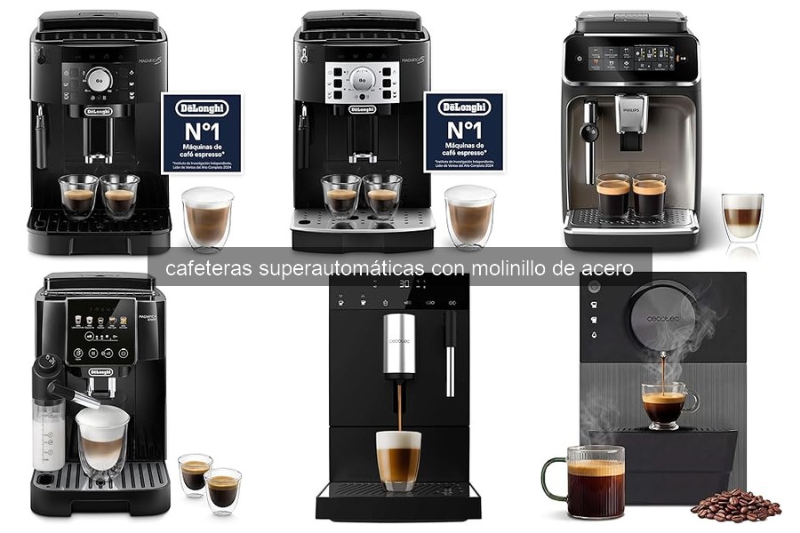 Cómo elegir la mejor cafetera superautomática con molinillo de acero