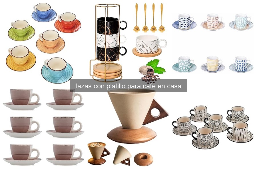 Cómo elegir la taza con platillo ideal para café en casa