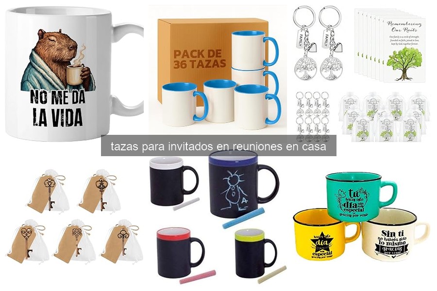 Cómo Elegir las Mejores Tazas para tus Reuniones en Casa
