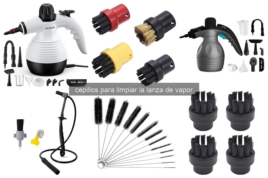 Cómo usar un cepillo para limpiar la lanza de vapor