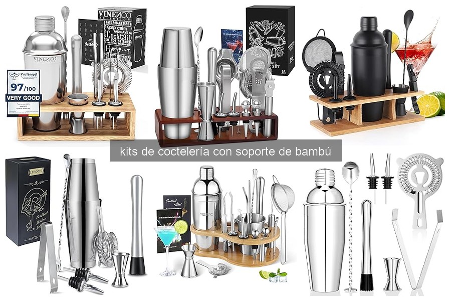 Cómo Usar un Kit de Coctelería con Soporte de Bambú