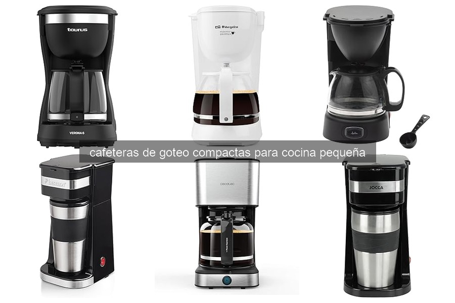 Cómo usar y mantener tu cafetera de goteo compacta