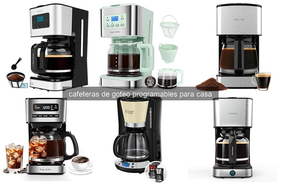Cómo usar y programar cafeteras de goteo en casa