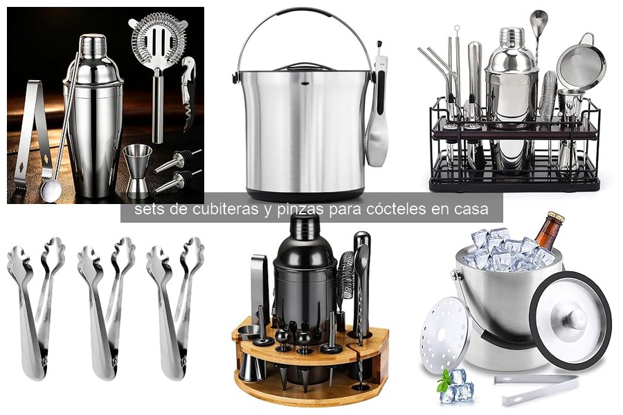 Cómo Utilizar Cubiteras y Pinzas para Cócteles en Casa