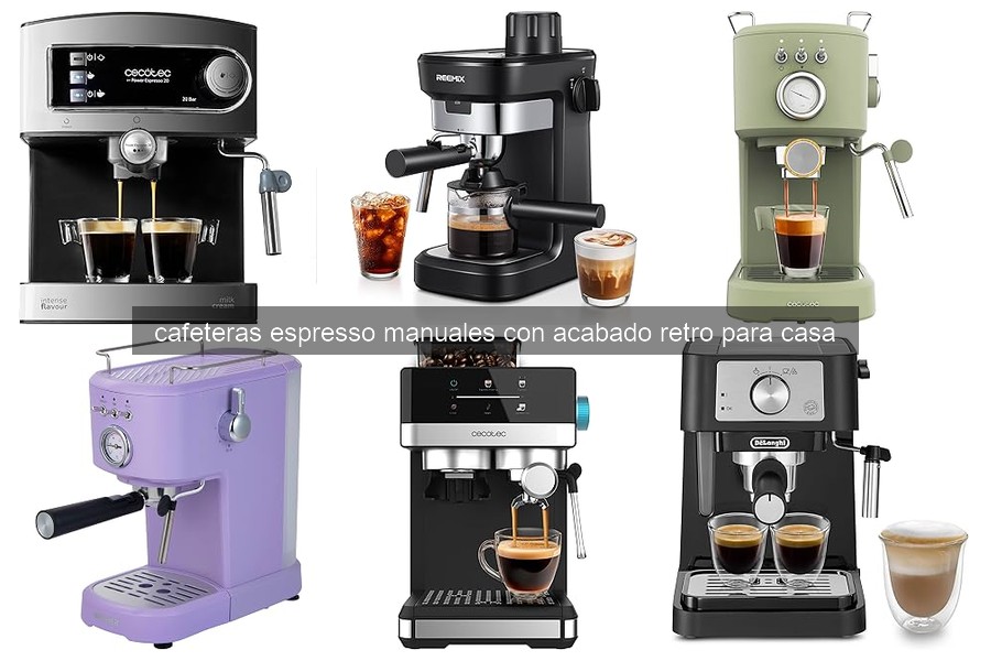 Comparativa Cafeteras Espresso Retro vs. Modernas para Casa