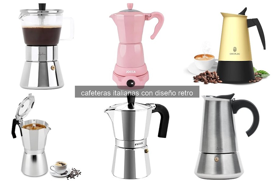 Comparativa de cafeteras italianas retro: las mejores opciones