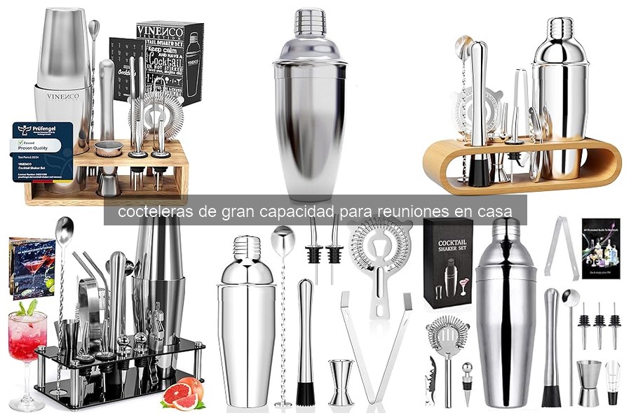 Comparativa de las Mejores Cocteleras de Gran Capacidad 2026