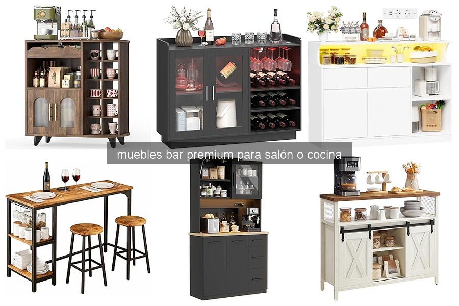Comparativa de Muebles Bar Premium para Tu Cocina o Salón