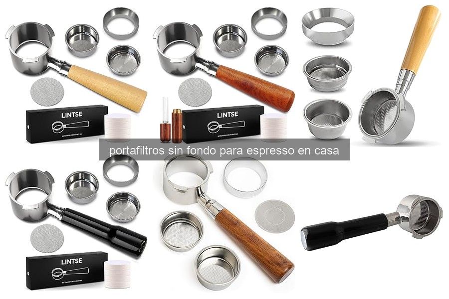 Comparativa de portafiltros sin fondo para espresso 2026