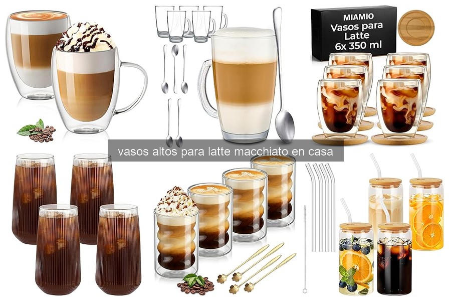 Cuida tus vasos altos para latte macchiato: Consejos eficaces