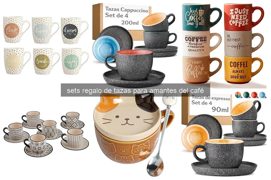 Cuidado y Mantenimiento de Sets Regalo de Tazas de Café