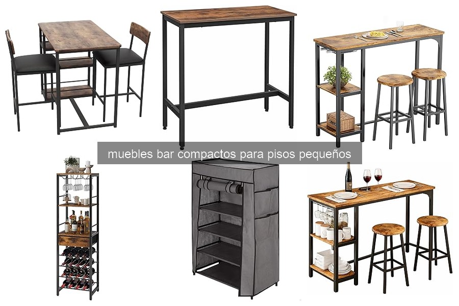 Errores comunes al elegir muebles bar compactos para pisos pequeños