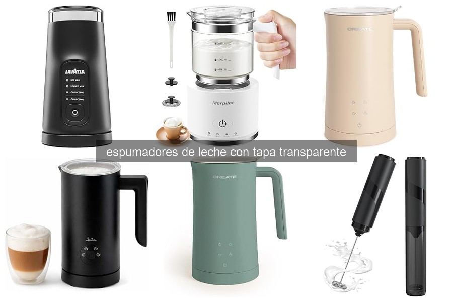 Espumador de leche con tapa transparente: ¿Qué es y cómo funciona?