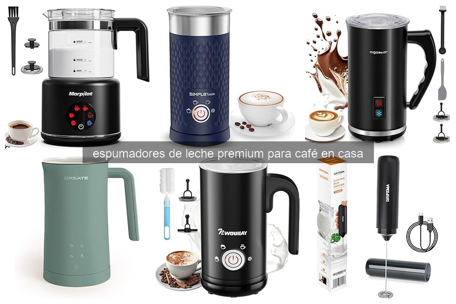 Espumador de leche premium: características y beneficios
