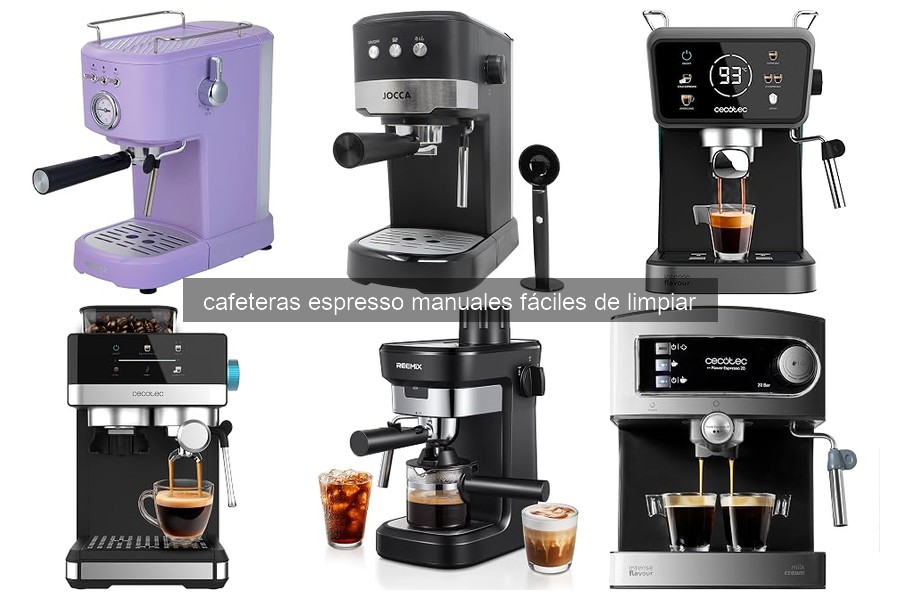 Guía de uso y limpieza de cafeteras espresso manuales