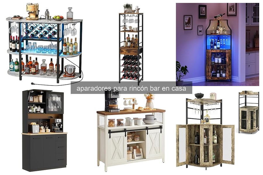 Guía para Elegir el Aparador Ideal para Rincón Bar en Casa