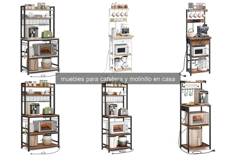 Guía para elegir el mueble ideal para cafetera y molinillo