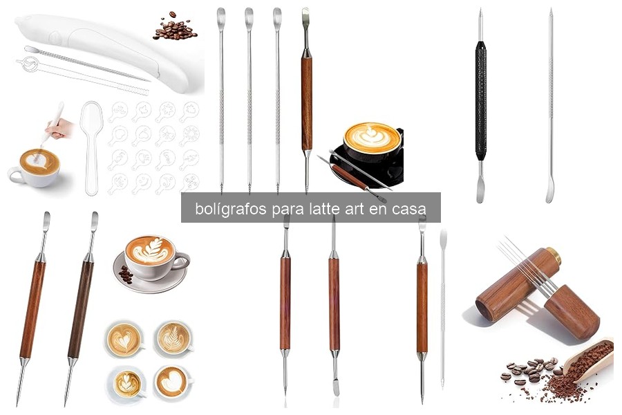 Mejores bolígrafos para latte art en casa: comparativa 2026