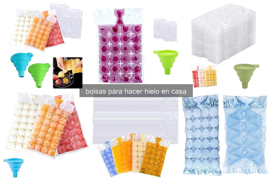 Mejores bolsas para hacer hielo en casa: comparativa 2026