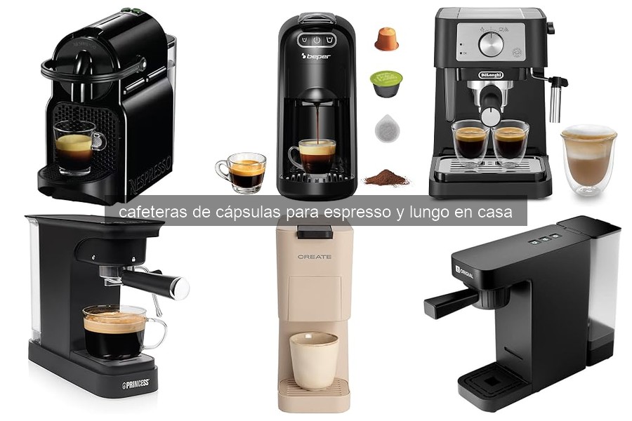 Mejores cafeteras de cápsulas para espresso y lungo 2023