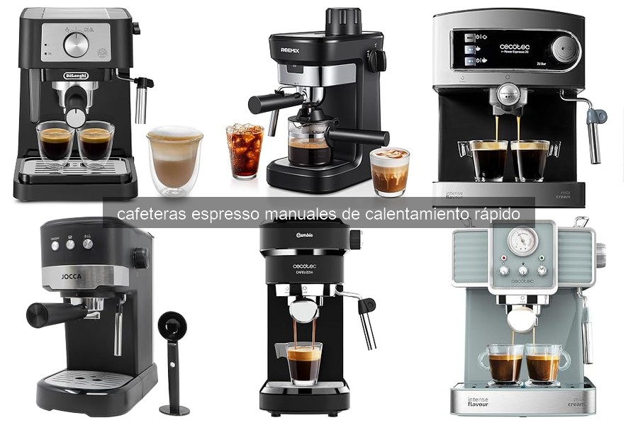Mejores cafeteras espresso manuales para baristas principiantes