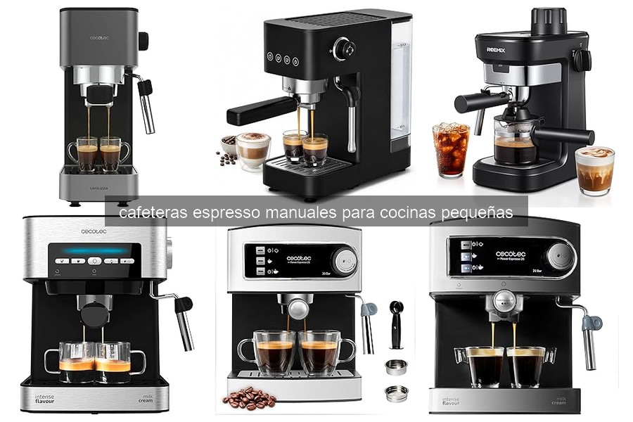 Mejores cafeteras espresso manuales para cocinas pequeñas 2026