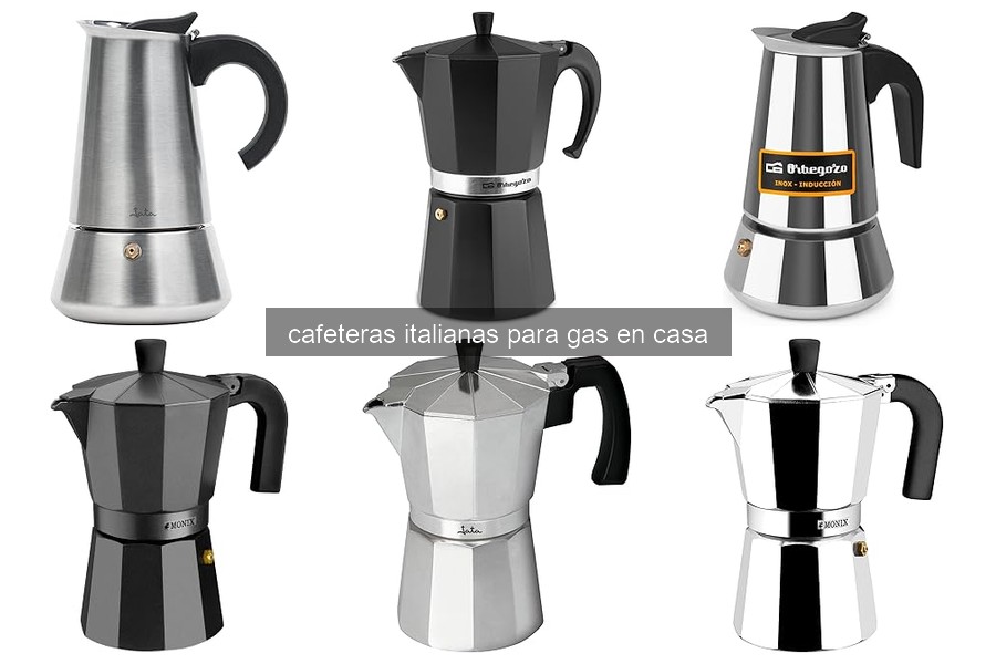 Mejores cafeteras italianas para gas en 2023: comparativa