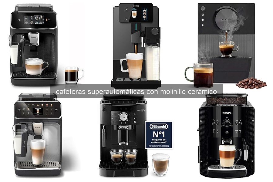 Mejores cafeteras superautomáticas con molinillo cerámico