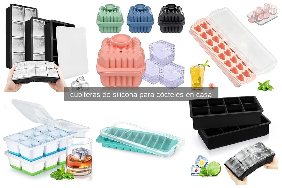Mejores cubiteras de silicona para cócteles en casa 2026