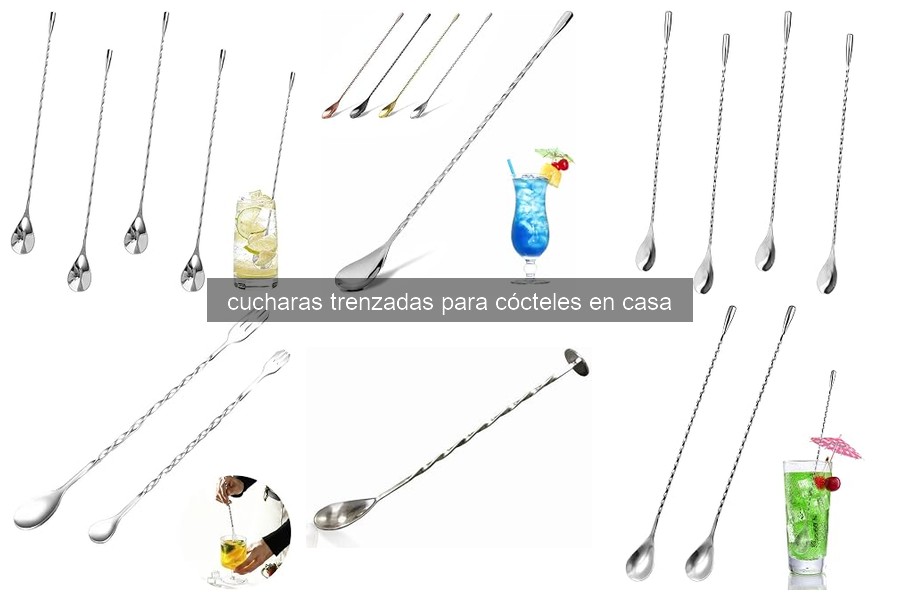 Mejores cucharas trenzadas para cócteles en casa 2026