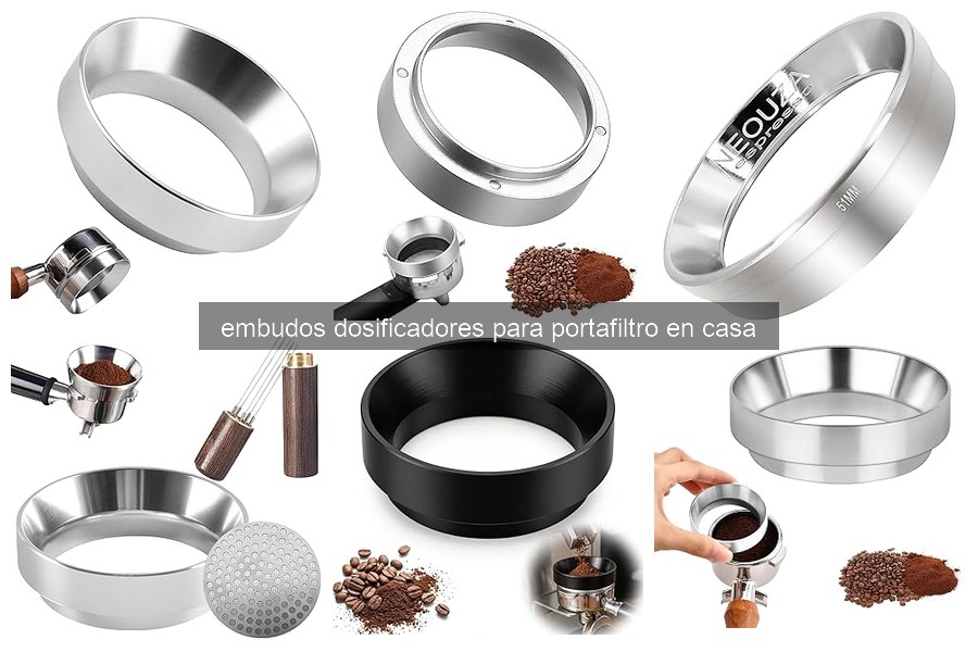 Mejores embudos dosificadores para portafiltro en casa