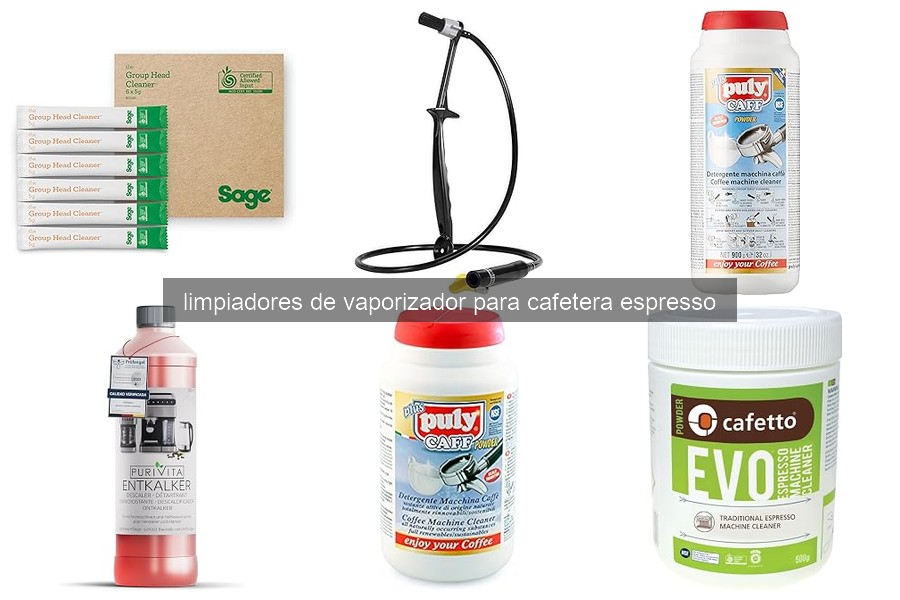 Mejores limpiadores de vaporizador para cafetera espresso