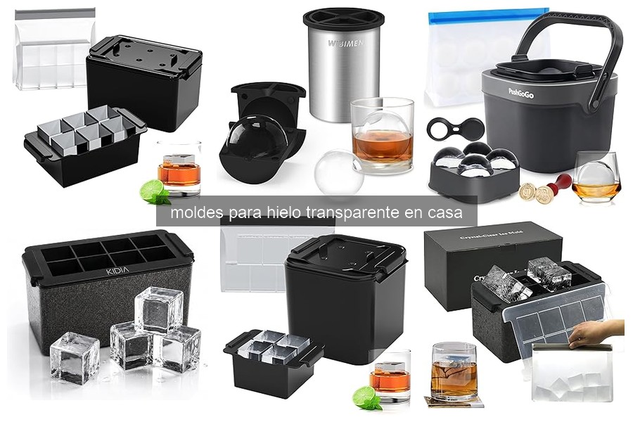 Mejores moldes para hielo transparente en 2026
