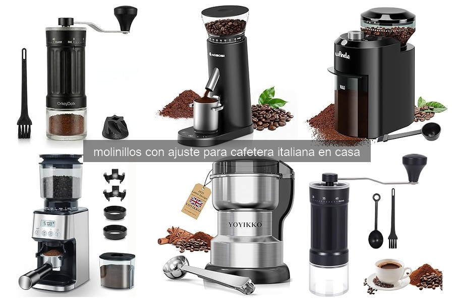 Mejores molinillos para cafetera italiana en 2026
