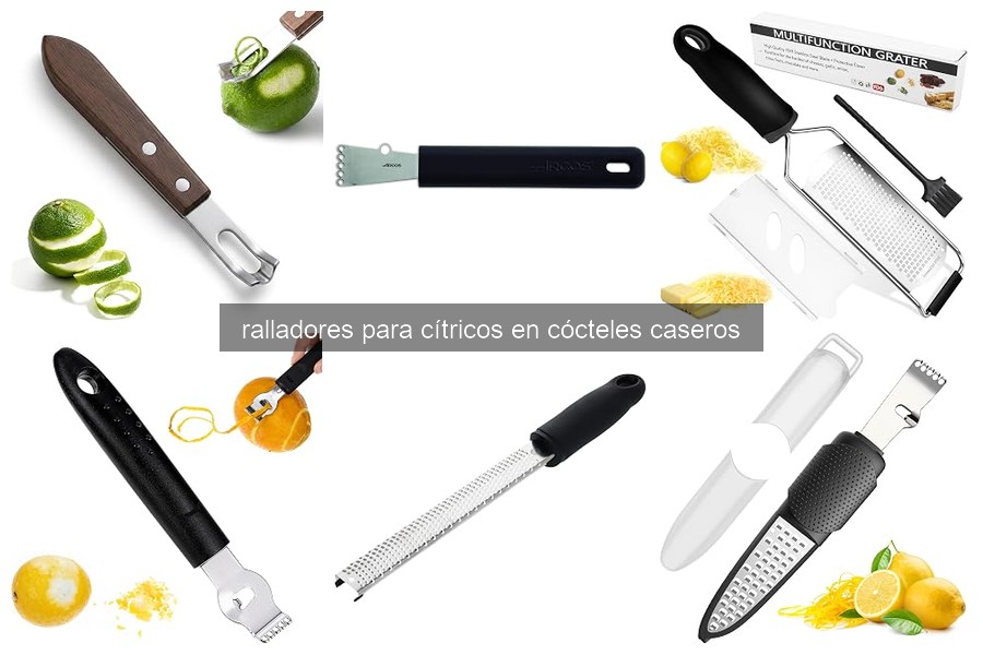 Mejores ralladores para cítricos para cócteles en casa