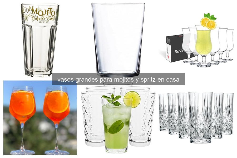 Mejores vasos grandes para mojitos y spritz en 2026