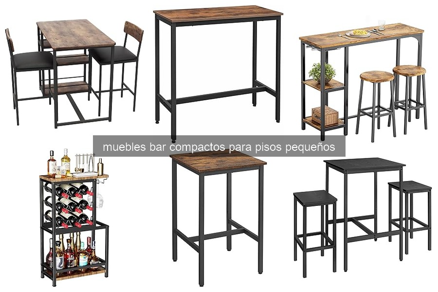 Muebles bar compactos: características y beneficios para pisos pequeños