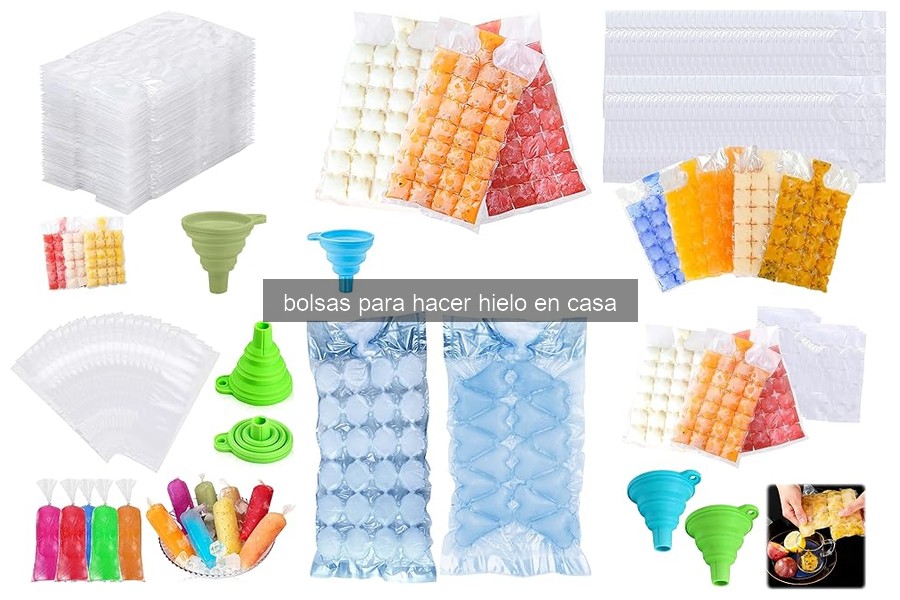 Problemas comunes al usar bolsas para hacer hielo en casa